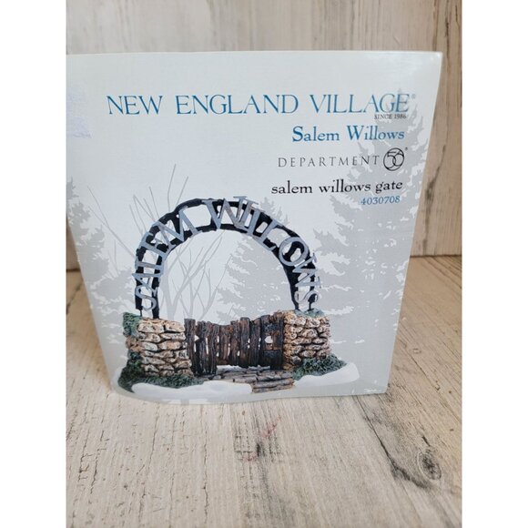 Dept 56 4030708 NEW Salem willows gate New England village accessory - Picture 7 of 7